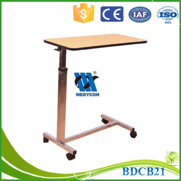 Hospital adjustable table over bed dinning table